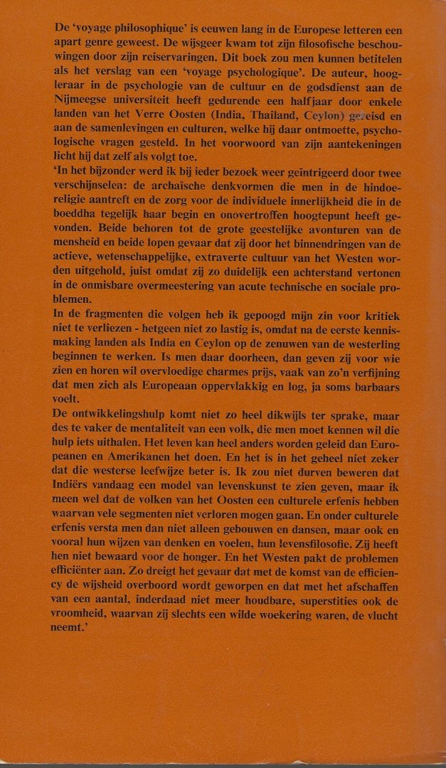 Fortmann Han  Ontwerp omslag en Typografische  Verzorging Will van Sambeek Design Associates - Hindoes en Boeddhisten Dagboekaantekeningen en reisbrieven -