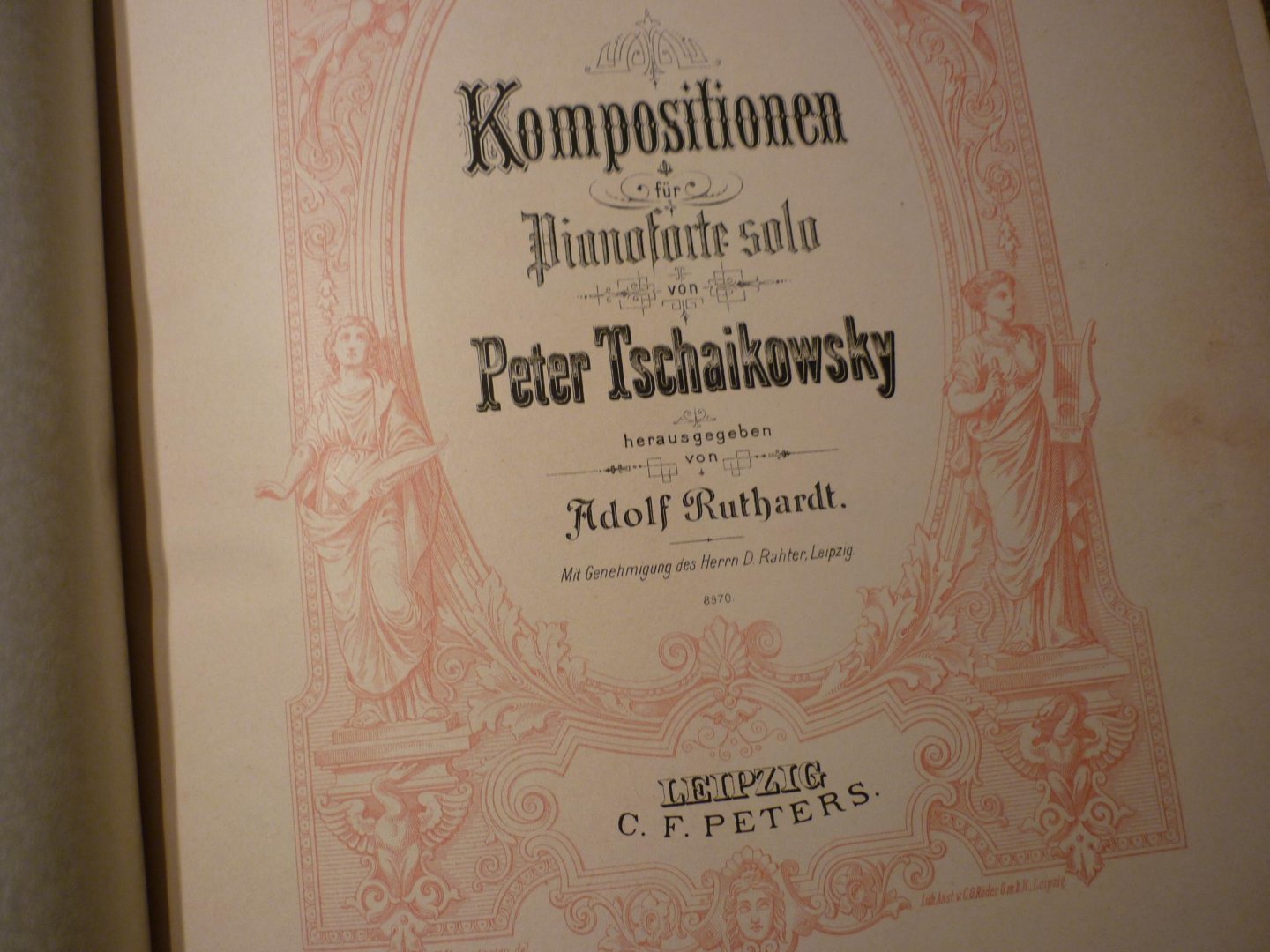 Tschaikowsky; Peter - Album Kompositionen, fur pianoforte solo