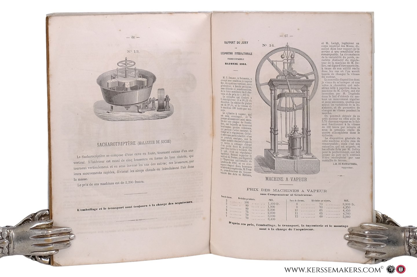 Deliry-Desboves - Catalogue de pétrins mécaniques. Appareils de panification et de boulangerie système Deliry-Desboves.Janvier 1870. (including) Notice sur les appareils de panification par Deliry-Desboves.