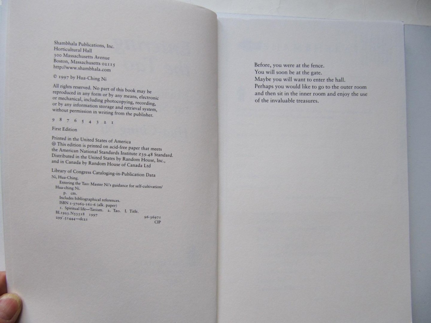 Ni, Hua Ching - Entering the Tao / Master Ni's Guidance for Self-Cultivation