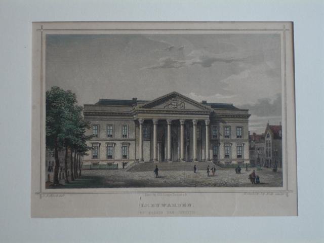 Leeuwarden. - Leeuwarden. Het paleis van Justitie.