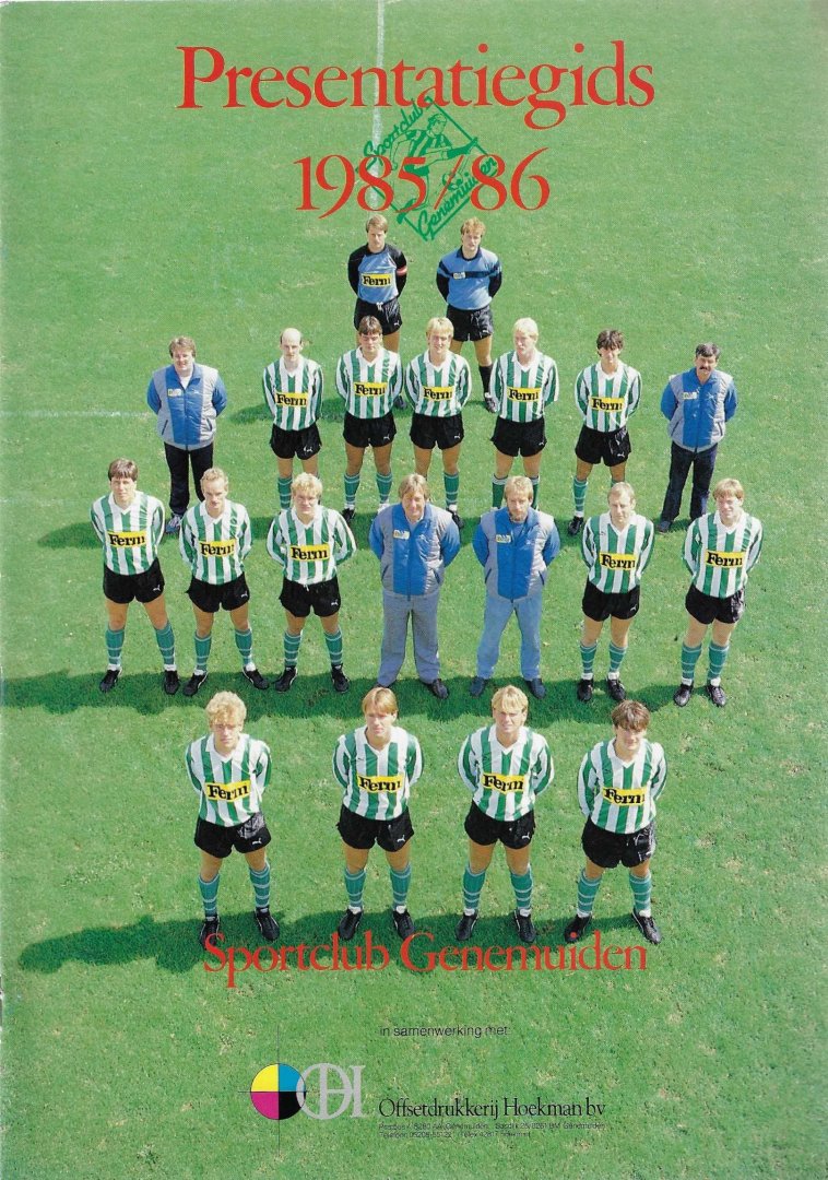 Diverse - Presentatiegids 1985/86 Sportclub Genemuiden