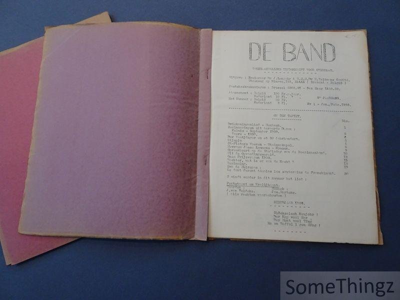 J. Langohr en H. Veltmans. - De band : tweemaandelijks tijdschrift voor Overmaas. 2e jaargang. Nr. 1, 4 en 5.