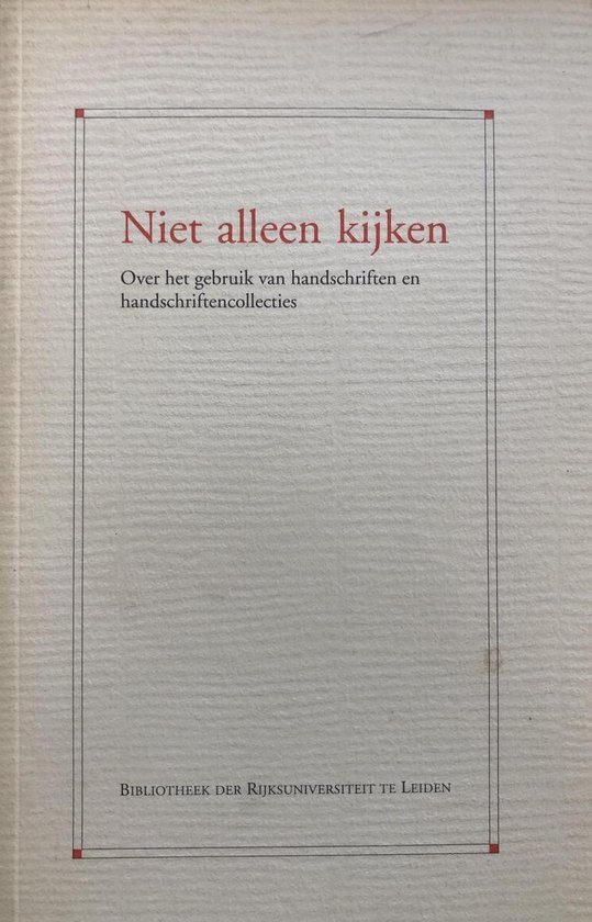 - Niet alleen kijken