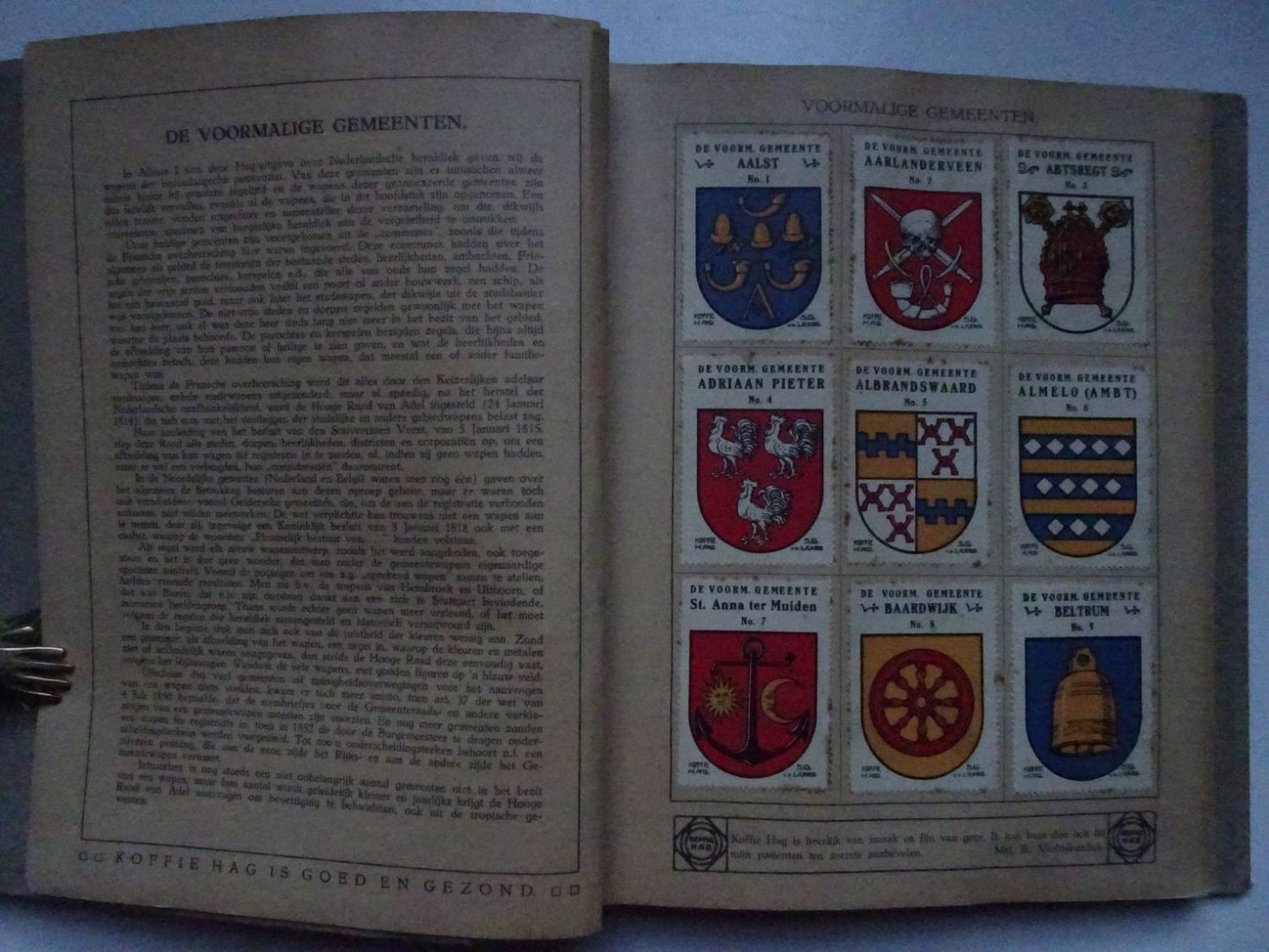 Laars, S.G. van der. - Nederlandsche heraldiek. Album II: Voormalige gemeenten, heerlijkheden, waterschappen en historische geslachten.
