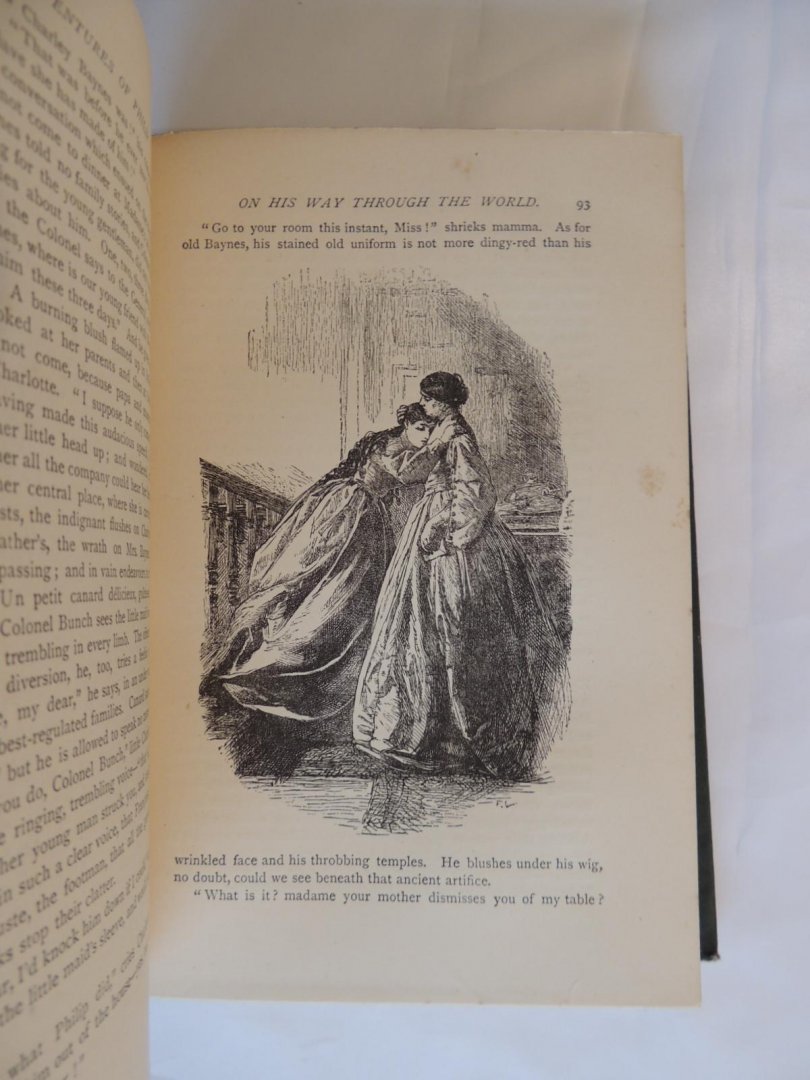 Thackeray WILLIAM MAKEPEACE ILLUSTR BY Walker and Wallace - The Works of William Makepeace Thackeray in twenty-four volumes. the adventures of Philip on his way through the World. Shewing who robbed him, who helped him and who