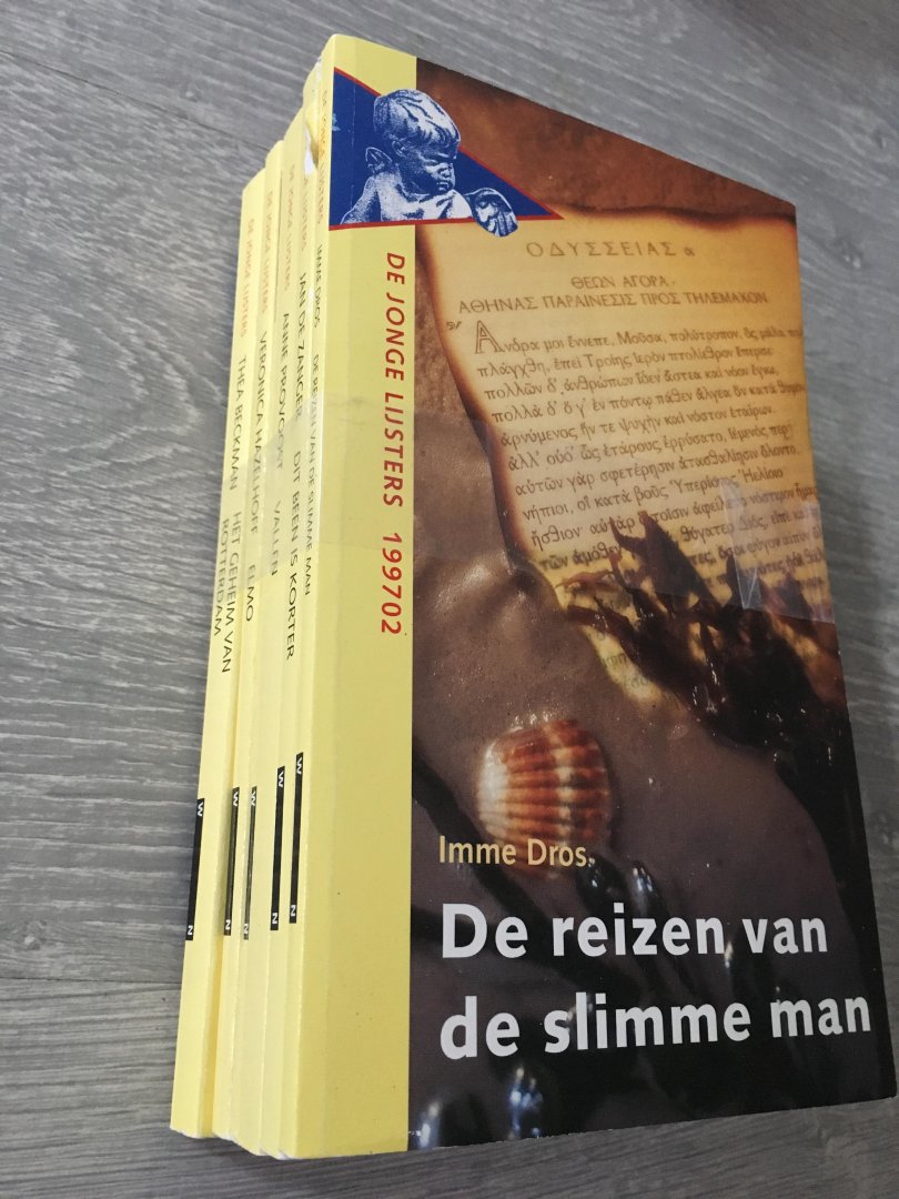 Verscheidene - 5 boeken van de jonge lijsters; De reizen van de slimme man, Dit been is korter, Vallen, Elmo, Het geheim van Rotterdam