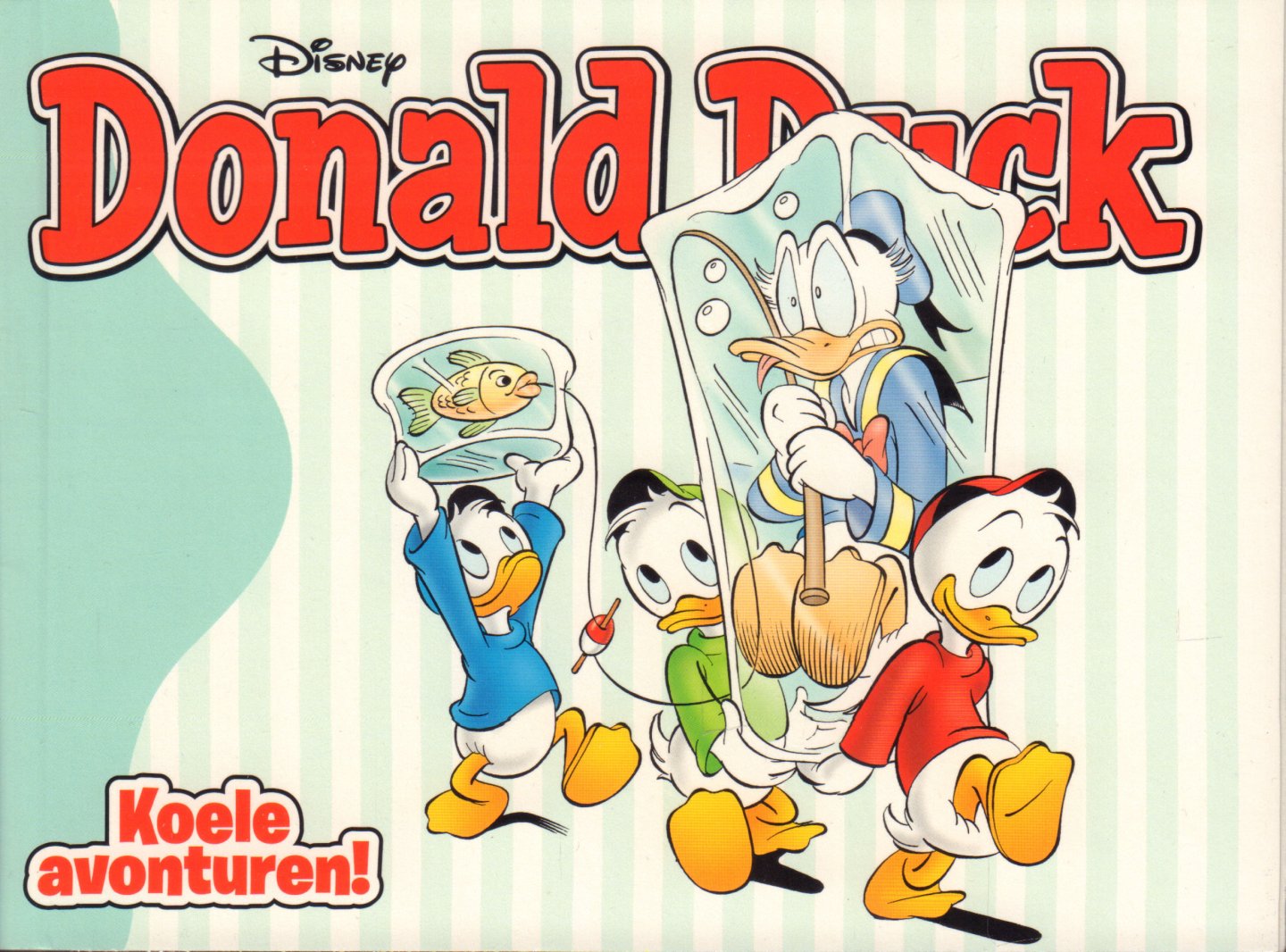 Walt Disney - Donald Duck - Koele Avonturen !, 95 pag. softcover, oblong formaat, gave staat
