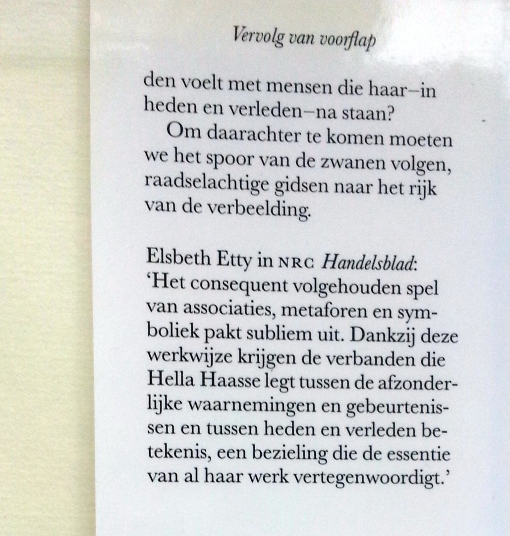 Haasse, Hella S. - Zwanen schieten (Ex.1)