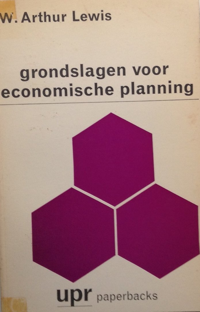 Lewis, W. Arthur - Grondslagen voor economische planning