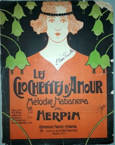 Herpin, V.: - Les clochettes d`amour. Mélodie habanera