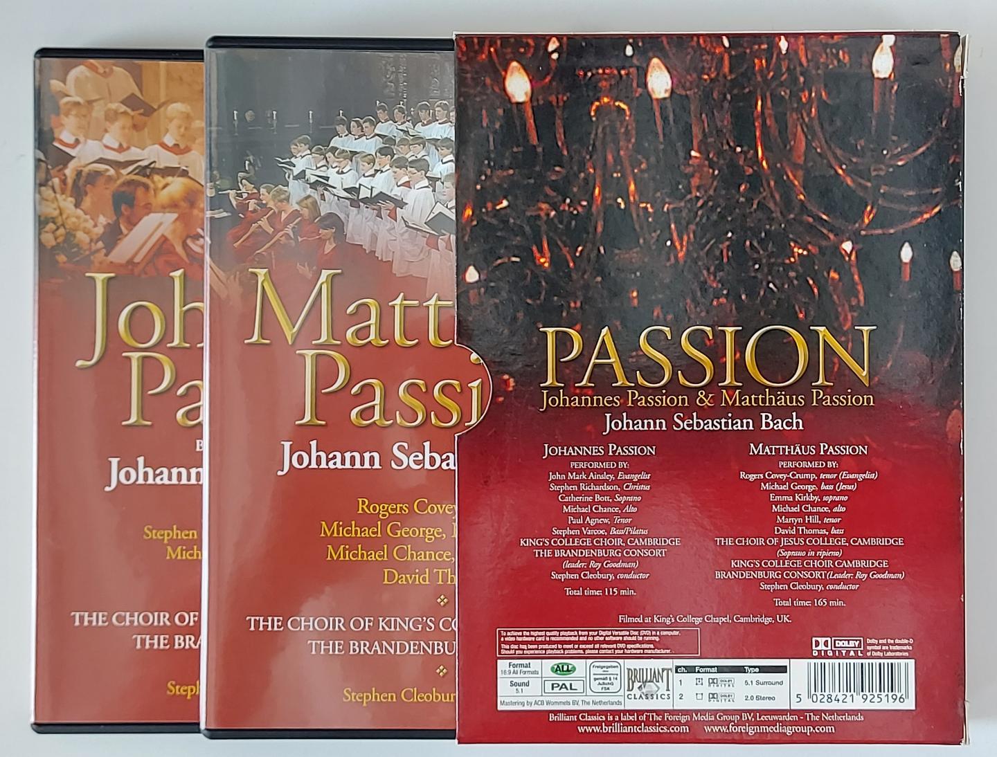 Cleobury, Stephen - Passion - Johannes Passion & Matthaus Passion
