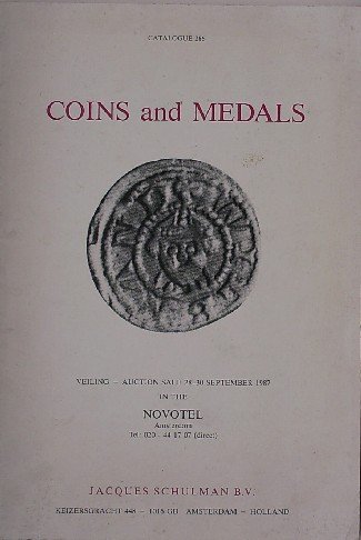 ED.- - Jacques Schulman. Coins and Medals. Auction catalogue 286.