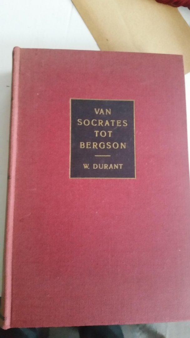 Pos - Van socrates  tot  bergson