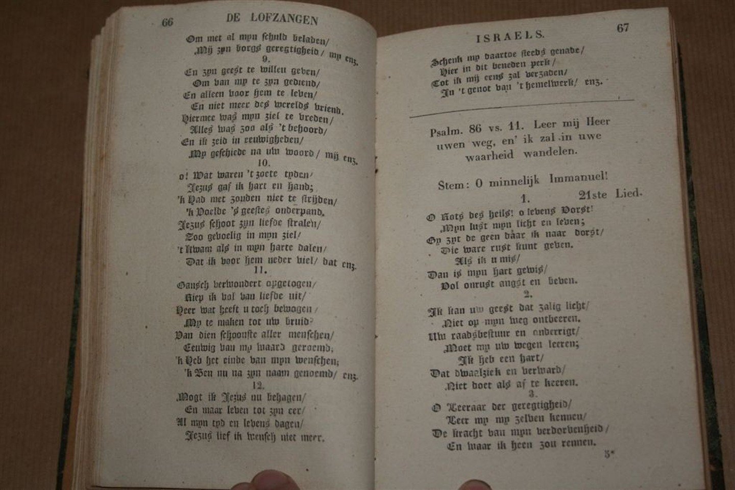 Johannes Groenewegen, Jacob Groenewegen - De lofzangen Israëls, waaronder de Heere woont; psalm 22 vs. 4. zijnde eenige geestelijke liederen