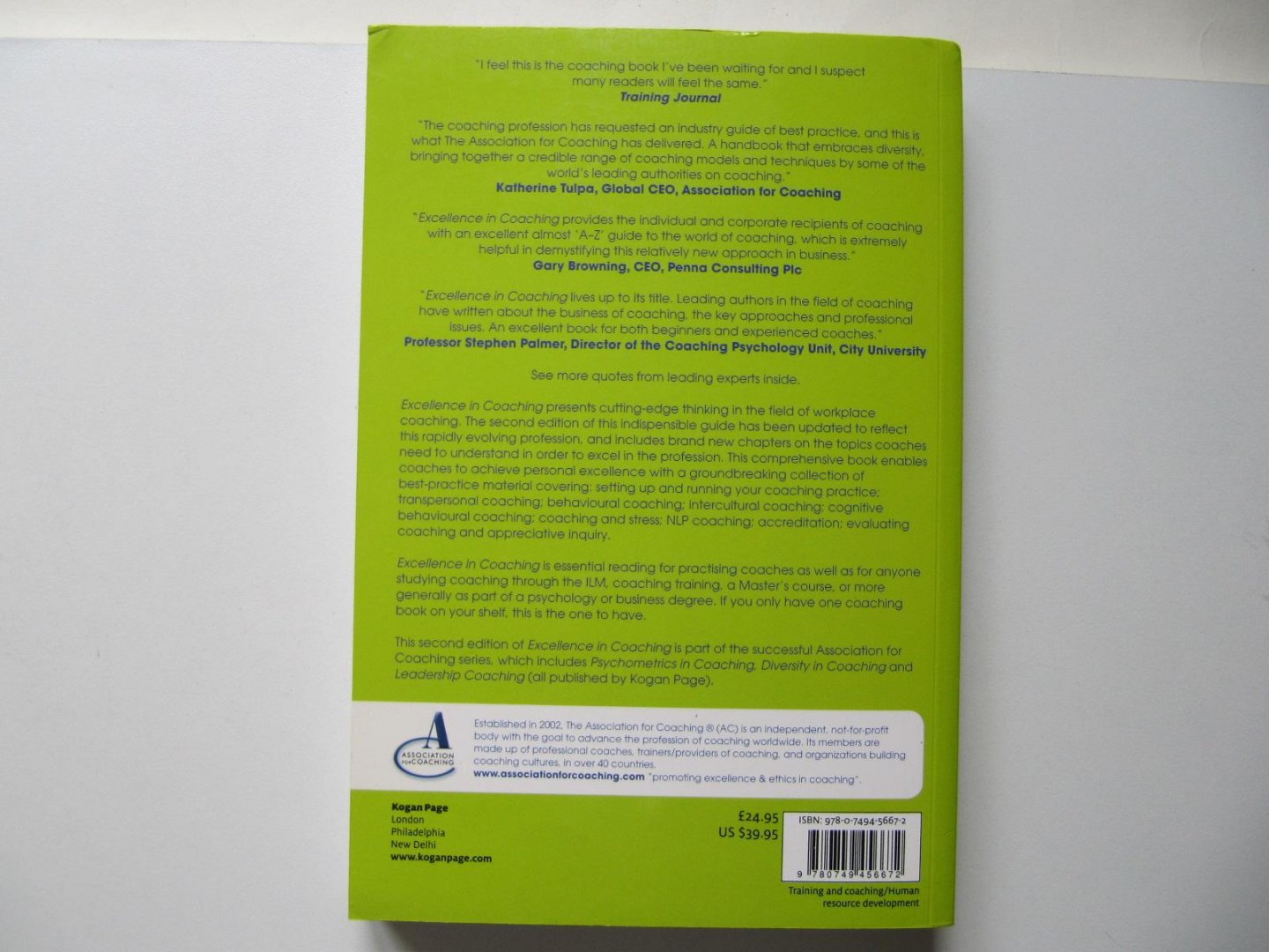 Jonathan Passmore - Excellence In Coaching - The Industry Guide