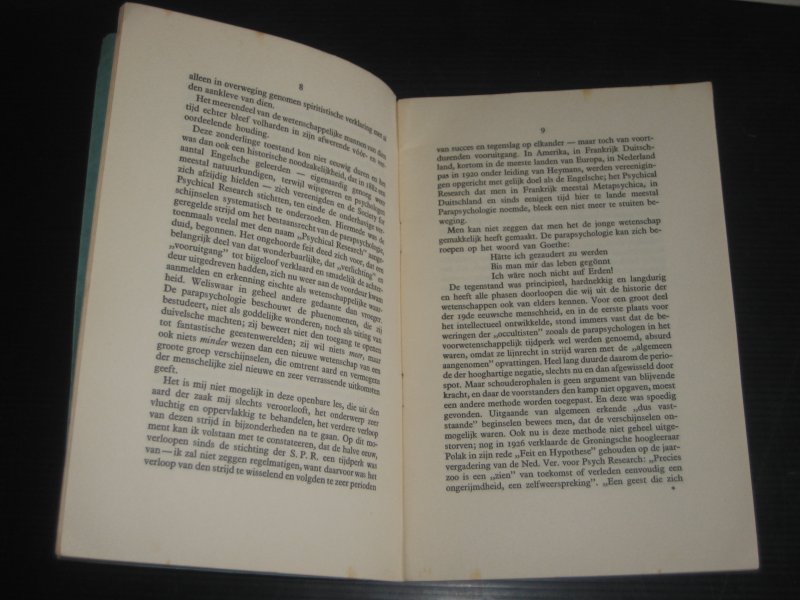 Dietz, Dr.P.A. - De strijd om de parapsychologie