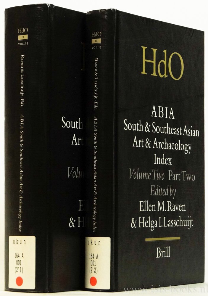RAVEN, E.M., LASSCHUIJT, H.I., (ED.) - ABIA South and Southeast Asian art and archaeology index. 2 volumes
