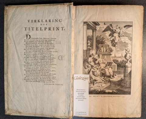 Boitet, R., e.a. - Beschryving der stadt Delft.