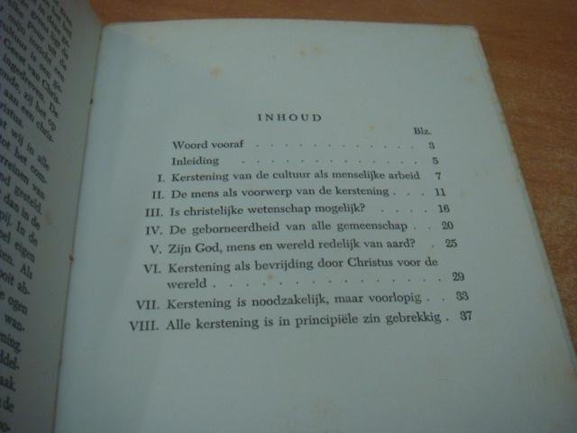 Ruler, A.A van - Kerstening van het voorbereidend hoger en middelbaar onderwijs
