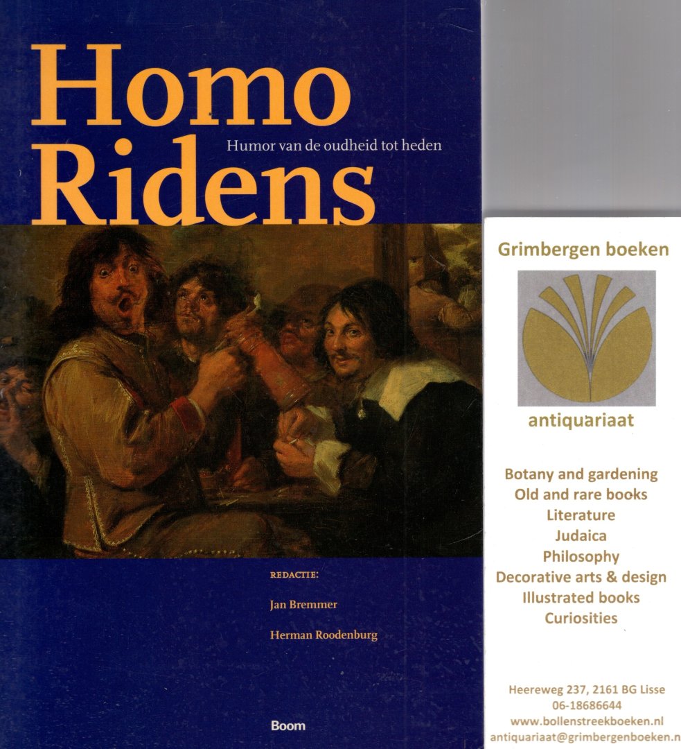 Bremmer, Jan - Homo Ridens, Humor van de oudheid tot heden