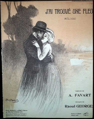 Georges, Raoul: - J`ai trouvé une fleur. Mélodie