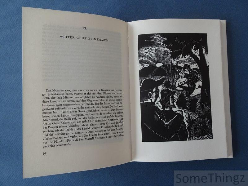 Cornazano, Antonio. - Die Sprichwortnovellen. Mit 18 Holzschnitten von Fritz Richter.