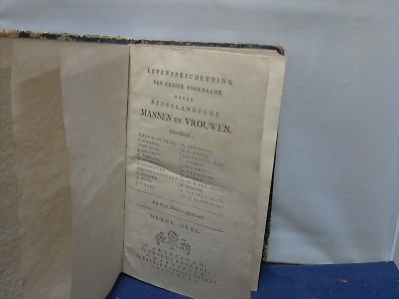 div. - levensbeschryving van eenige voornaame Nederlandsche mannen en vrouwen