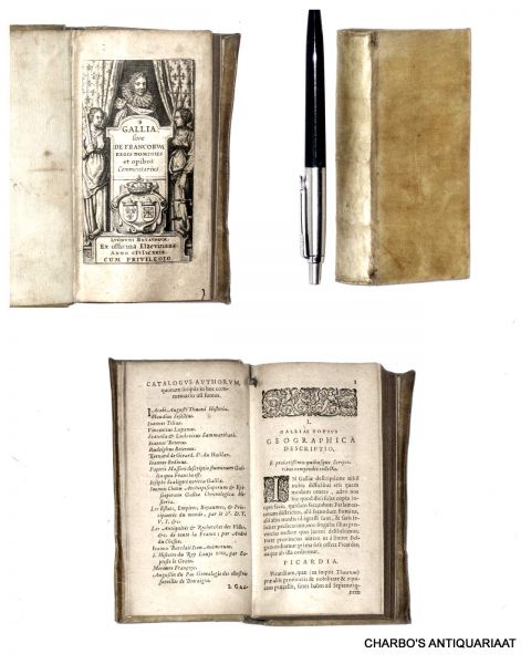 LAET, JOHANNES DE (anonymously publ.), - Gallia, sive de Francorum regis dominiis et opibus, commentarius.
