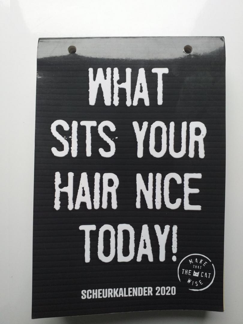 Div. - What sits your hair nice today! - Scheurkalender 2020