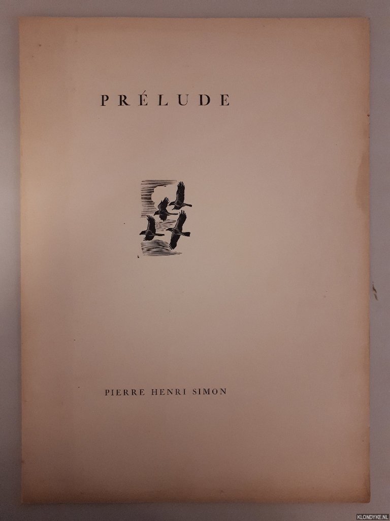 Simon, Pierre Henri - Prélude