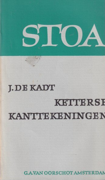 Kadt, J. de - Ketterse kanttekeningen