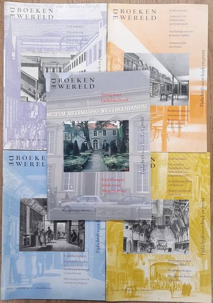 BOEKENWERELD, DE. - De Boekenwereld. Tijdschrift voor boek en prent. Zeventiende jaargang, 2000 - 2001. Compleet: Vijf nummers.