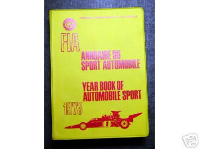 FIA - FIA Yearbook of Automobile Sport 1973