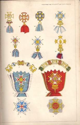  - Die Ritter-Orden, Ehren-Verdienst-Zeichen, sowie die Orden adeliger Damen im K?nigreiche Bayern,
