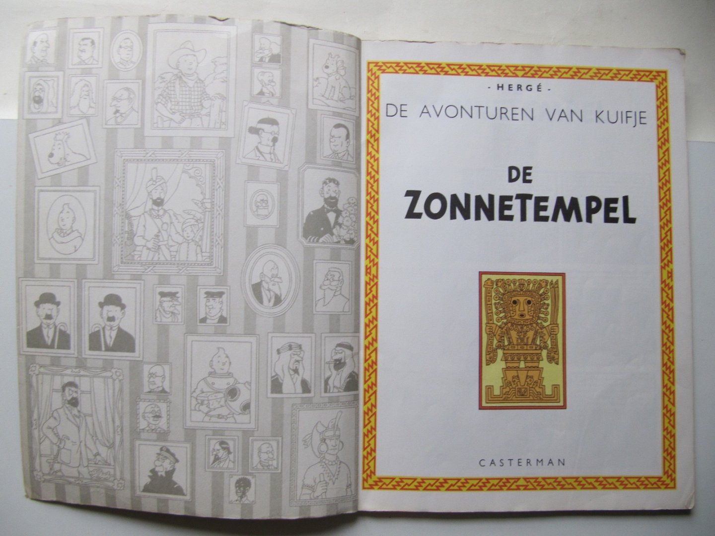 Hergé - De avonturen van Kuifje en de Zonnetempel