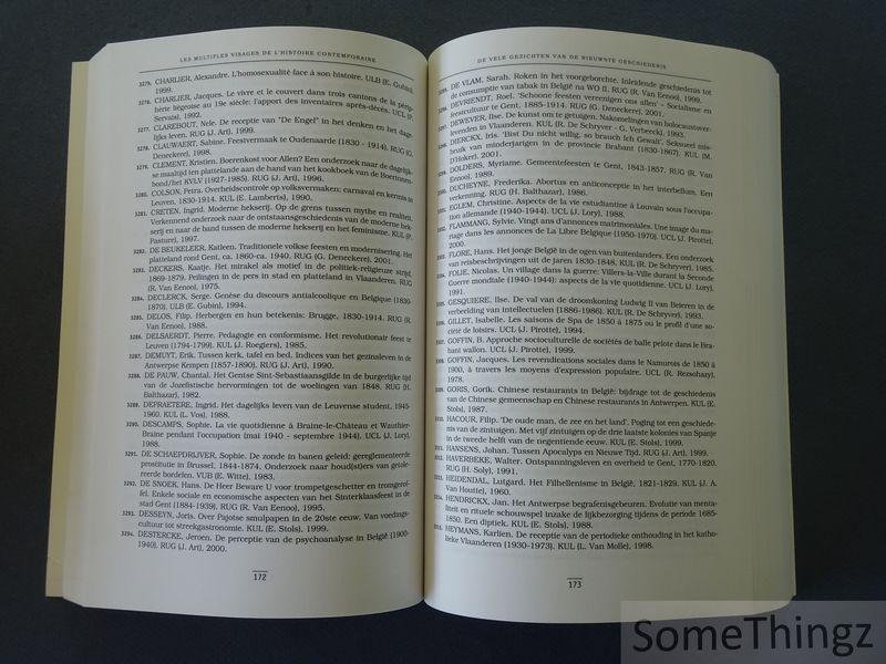 François, Luc. - De vele gezichten van de nieuwste geschiedenis : bibliografie van de licentiaats- en doctoraatsverhandelingen, deel 3 / Les multiples visages de l'histoire contemporaine : bibliographie des mémoires de licence et des thèses de doctorat, partie 3.