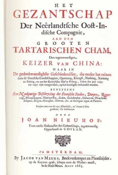 Joan Nieuhof - Het gezantschap aan den tartarischen cham