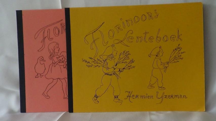 Ijzerman, Hermien - Florinoors lenteboek en Florinoors dierenboek. 2 deeltjes.
