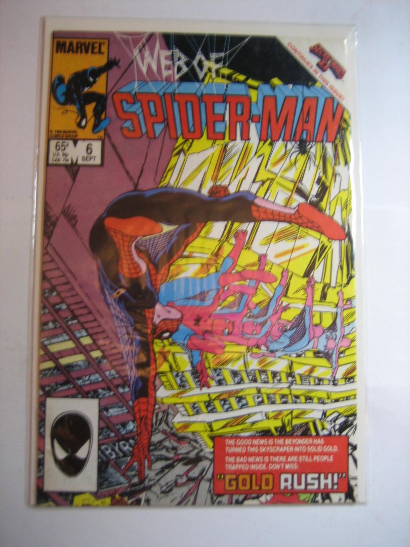  - Web of spiderman    Gold Rush