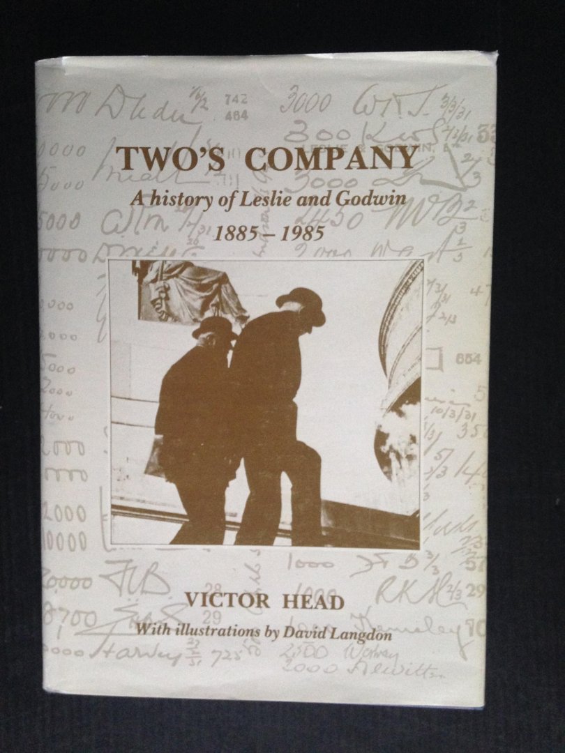 Read, Victor - Two?s Company, A History of Leslie and Godwin, 1885-1985 [verzekeraars]