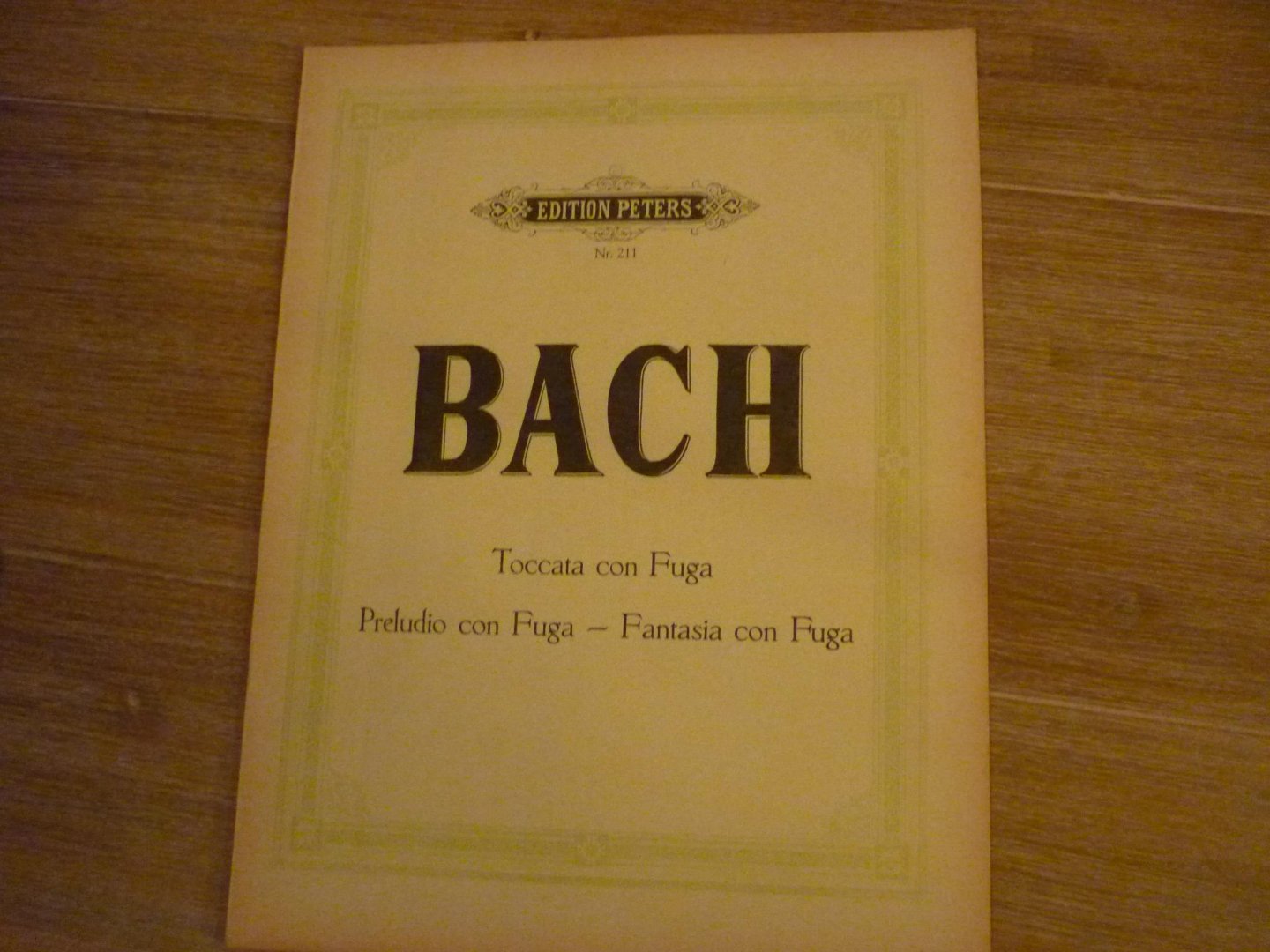 Bach J.S. (1685 – 1750) - Toccata con Fuga; Preludio, Fantasia con Fuga; herausgegeben von Czerny, Griepenkerl und Roitzsch