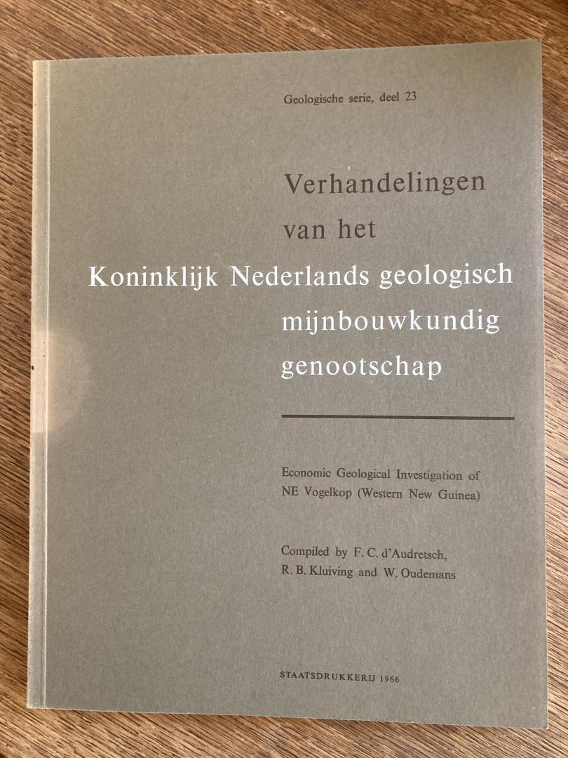 Audretsch, F.'d / R.B.Kluiving / W.Oudemans - Economic Geological Investigation of NE Vogelkop ( Western New Guinea ).
