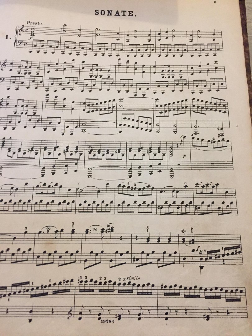 Clementi - Bladmuziek; Celbres Sonates 1-7 en 8-12