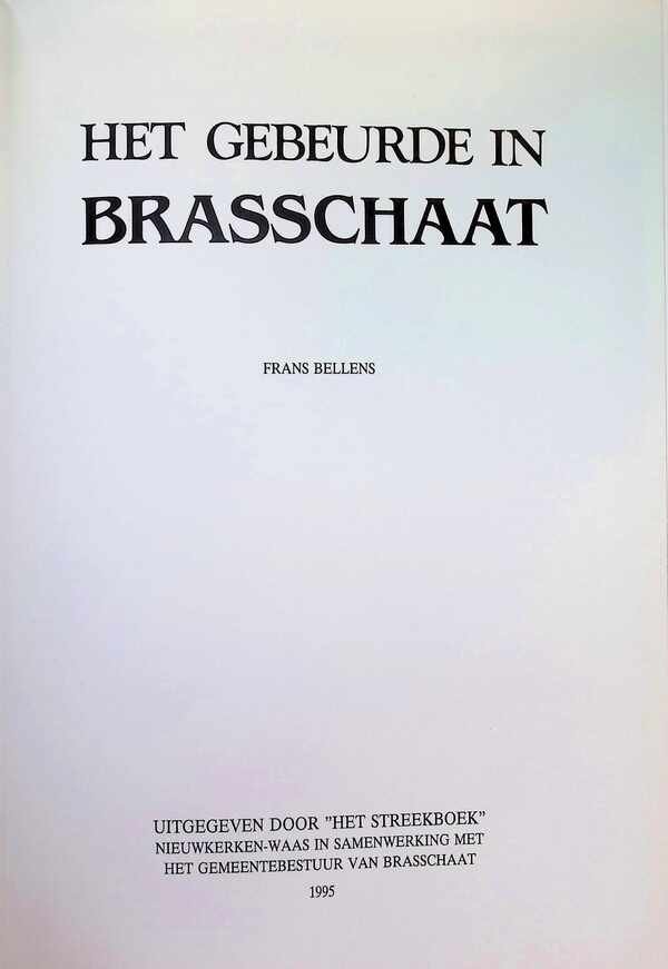 Frans Bellens - Het gebeurde in Brasschaat