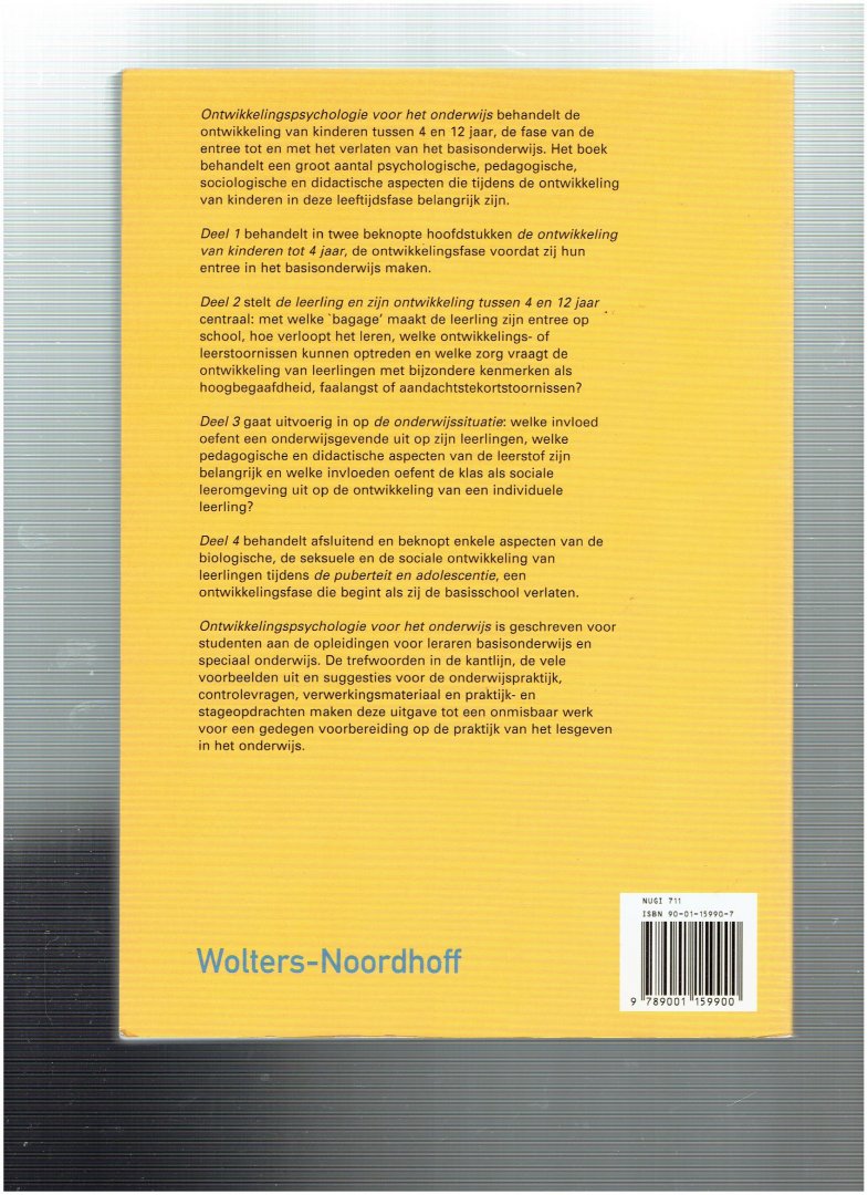 Homminga, S. - Ontwikkelingspsychologie voor het onderwijs
