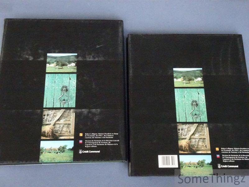 Genicot, Luc-Francis / Butil, Patricia / de Jonghe, Sabine / Lozet, Bernadette et Weber, Philippe. - Le patrimoine rural de Wallonie. La maison paysanne. Vol.1: Des modèles aux réalités. Vol.2: Portefeuille d'architecture régionale.