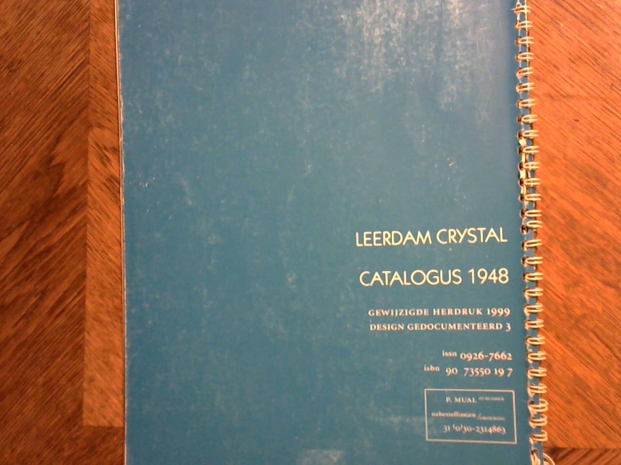 N.V. Nederlandsche glasfabriek "Leerdam" - Crystal Leerdam. Catalogus 1948, gewijzigde herduk 1999. Design gedocumenteerd 3