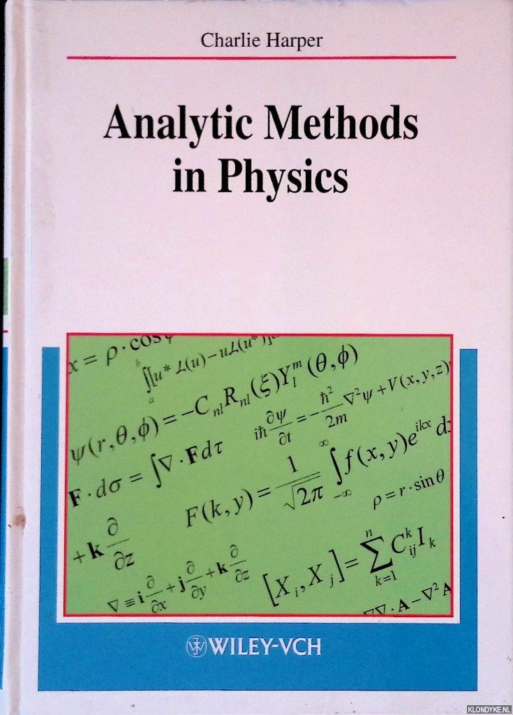 Harper, Charlie - Analytic Methods in Physics