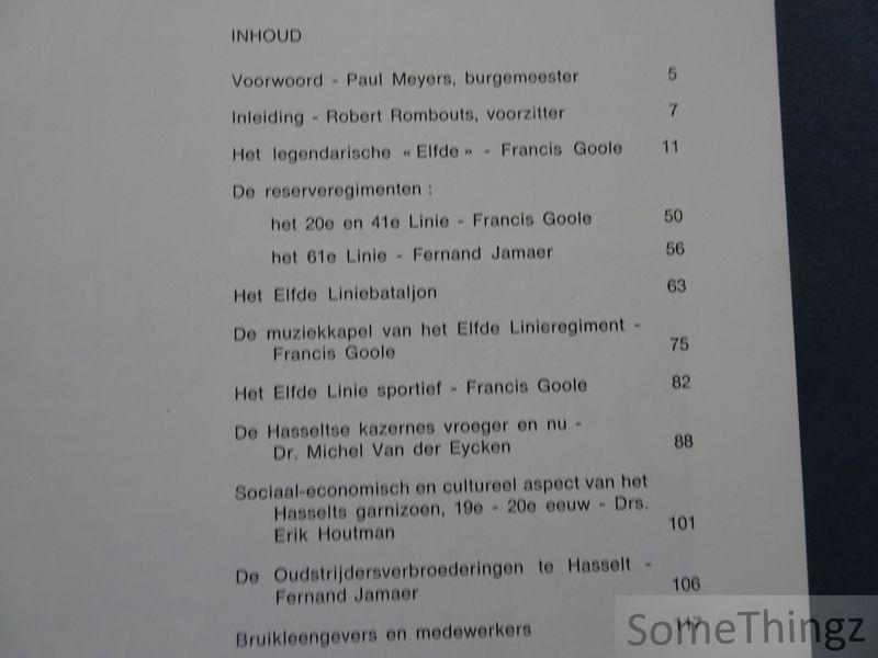 Coll. - Het elfde linieregiment en Hasselt.